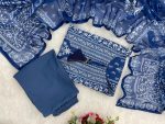 DESIGNER MUSLIN COTTON DIGITAL PRINTED REAL MIRROR HANDWORK TOP BOTTOM WITH DUPATTA FESTIVE WEAR WHOLESALE PRICE ETHNIC GARMENT (4)