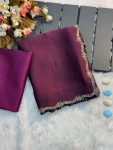 DESIGNER RANGOLI SILK DIAMOND BORDER WORK SAREE WITH UNSTITCHED BLOUSE PARTY WEAR WHOLESALE PRICE ETHNIC GARMENT (1)