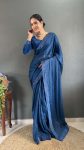 DESIGNER RANGOLI SILK STONE WORK READY TO WEAR SAREE WITH STITCHED BLOUSE PARTY WEAR WHOLESALE PRICE ETHNIC GARMENT (1)