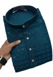 DESIGNER RAYON CHIKANKARI SEQUENCE THREAD EMBROIDERY WORK MEN’S KURTA WITH PAYJAMA PARTY WEAR WHOLESALE PRICE ETHNIC GARMENT (1)