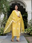 DESIGNER ROMAN SILK EMBROIDERY THREAD WORK TOP BOTTOM WITH DUPATTA PARTY WEAR WHOLESALE PRICE ETHNIC GARMENT (13)