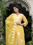 DESIGNER ROMAN SILK EMBROIDERY THREAD WORK TOP BOTTOM WITH DUPATTA PARTY WEAR WHOLESALE PRICE ETHNIC GARMENT (13)