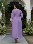 DESIGNER ROMAN SILK EMBROIDERY THREAD WORK TOP BOTTOM WITH DUPATTA PARTY WEAR WHOLESALE PRICE ETHNIC GARMENT (5)