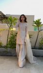 DESIGNER SATIN EMBROIDERY LACE WORK TOP PATIYALA WITH DUPATTA PARTY WEAR WHOLESALE PRICE ETHNIC GARMENT (7)