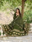 DESIGNER VICHITRA SILK SEQUENCE EMBROIDERY WORK GOWN WITH DUPATTA PARTY WEAR WHOLESALE PRICE ETHNIC GARMENT (8)