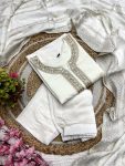 DESIGNER VISCOSE CHANDERI EMBROIDERY WORK TOP BOTTOM WITH DUPATTA FESTIVE WEAR WHOLESALE PRICE ETHNIC GARMENT (14)