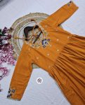 DESIGNER VISCOSE EMBROIDERY WORK TOP BOTTOM WITH DUPATTA PARTY WEAR WHOLESALE PRICE ETHNIC GARMENT (3)