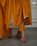 DESIGNER VISCOSE EMBROIDERY WORK TOP BOTTOM WITH DUPATTA PARTY WEAR WHOLESALE PRICE ETHNIC GARMENT (3)