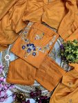 DESIGNER VISCOSE EMBROIDERY WORK TOP BOTTOM WITH DUPATTA PARTY WEAR WHOLESALE PRICE ETHNIC GARMENT (3)