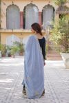 FANCY BLOOMING GEORGETTE EMBROIDERY SEQUENCE WORK TOP PALAZZO WITH DUPATTA PARTY WEAR WHOLESALE PRICE ETHNIC GARMENT (2)