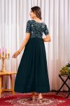 FANCY BLOOMING GEORGETTE EMBROIDERY ZARI SEQUENCE WORK ONLY GOWN PARTY WEAR WHOLESALE PRICE ETHNIC GARMENT (1)