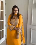 FANCY CHINON EMBROIDERY SEQUENCE WORK TOP BOTTOM WITH DUPATTA PARTY WEAR WHOLESALE PRICE ETHNIC GARMENT (2)