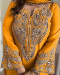 FANCY CHINON EMBROIDERY SEQUENCE WORK TOP BOTTOM WITH DUPATTA PARTY WEAR WHOLESALE PRICE ETHNIC GARMENT (2)