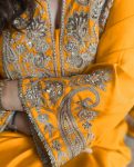 FANCY CHINON EMBROIDERY SEQUENCE WORK TOP BOTTOM WITH DUPATTA PARTY WEAR WHOLESALE PRICE ETHNIC GARMENT (2)