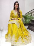 FANCY CHINON EMBROIDERY SEQUENCE WORK TOP PALAZZO WITH DUPATTA PARTY WEAR WHOLESALE PRICE ETHNIC GARMENT (4)