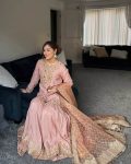 FANCY CHINON EMBROIDERY SEQUENCE ZARI WORK TOP SHARARA WITH DUPATTA PARTY WEAR WHOLESALE PRICE ETHNIC GARMENT (4)