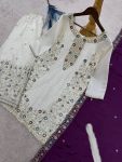 FANCY CHINON SILK EMBROIDERY SEQUENCE AND THREAD WORK WITH STONE HAND WORK TOP PALAZZO WITH DUPATTA FESTIVE WEAR WHOLESALE PRICE ETHNIC GARMENT (3)