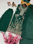 FANCY CHINON SILK ZARI AND SEQUENCE EMBROIDERY WORK WITH FANCY LACE WORK TOP PALAZZO WITH DUPATTA FESTIVE WEAR WHOLESALE PRICE ETHNIC GARMENT (4)