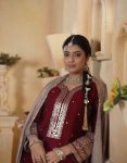 FANCY CHINON THREAD SEQUENCE EMBROIDERY WORK TOP BOTTOM WITH DUPATTA PARTY WEAR WHOLESALE PRICE ETHNIC GARMENT (4)