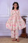 FANCY COTTON BLEND FLORAL PRINTED KID’S TOP BOTTOM PARTY WEAR WHOLESALE PRICE ETHNIC GARMENT (8)