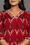 FANCY COTTON BLOCK PRINT WITH FANCY HANDWORK AND LACE BORDER WORK CO-ORD SET CASUAL WEAR WHOLESALE PRICE ETHNIC GARMENT (4)