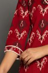 FANCY COTTON BLOCK PRINT WITH FANCY HANDWORK AND LACE BORDER WORK CO-ORD SET CASUAL WEAR WHOLESALE PRICE ETHNIC GARMENT (4)
