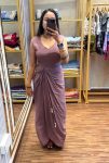 FANCY CREEP SATIN EMBROIDERY WORK DRAPED SKIRT BLOUSE WITH KOTI PARTY WEAR WHOLESALE PRICE ETHNIC GARMENT (3)
