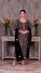 FANCY GEORGETTE EMBROIDERY SEQUENCE MOTI WORK TOP BOTTOM WITH DUPATTA PARTY WEAR WHOLESALE PRICE ETHNIC GARMENT (4)