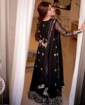FANCY GEORGETTE EMBROIDERY SEQUENCE WORK GOWN BOTTOM WITH DUPATTA PARTY WEAR WHOLESALE PRICE ETHNIC GARMENT (4)
