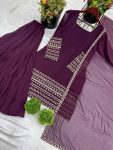 FANCY GEORGETTE EMBROIDERY SEQUENCE WORK TOP SHARARA WITH DUPATTA PARTY WEAR WHOLESALE PRICE ETHNIC GARMENTPARTY WEAR WHOLESALE PRICE ETHNIC GARMENT (4)