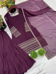 FANCY GEORGETTE EMBROIDERY SEQUENCE WORK TOP SHARARA WITH DUPATTA PARTY WEAR WHOLESALE PRICE ETHNIC GARMENTPARTY WEAR WHOLESALE PRICE ETHNIC GARMENT (4)