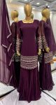 FANCY GEORGETTE EMBROIDERY SEQUENCE WORK TOP SHARARA WITH DUPATTA PARTY WEAR WHOLESALE PRICE ETHNIC GARMENTPARTY WEAR WHOLESALE PRICE ETHNIC GARMENT (4)