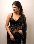FANCY GEORGETTE MULTI EMBROIDERY SEQUENCE WORK SAREE WITH UNSTITCHED BLOUSE PARTY WEAR WHOLESALE PRICE ETHNIC GARMENT (4)