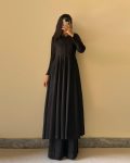 FANCY GEORGETTE POTLI BUTTON WORK GOWN PALAZZO WITH DUPATTA FESTIVE WEAR WHOLESALE PRICE ETHNIC GARMENT (3)