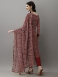 FANCY GEORGETTE PRINTED TOP BOTTOM WITH DUPATTA PARTY WEAR WHOLESALE PRICE ETHNIC GARMENT (5)