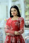 FANCY GEORGRETTE DIGITAL PRINTED EMBROIDERY ZARI SEQUENCE WORK ONLY GOWN PARTY WEAR WHOLESALE PRICE ETHNIC GARMENT (3)