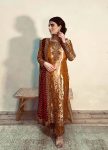 FANCY JIMMY CHOO EMBROIDERY SEQUENCE WITH MOTI WORK TOP BOTTOM WITH DUPATTA FESTIVE WEAR WHOLESALE PRICE ETHNIC GARMENT (5)