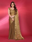 FANCY JIMMY CHOO PLAIN WITH DECORATIVE LACE WORK SAREE WITH UNSTITCHED BLOUSE PARTY WEAR WHOLESALE PRICE ETHNIC GARMENT (7)