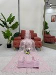 FANCY JIMMY CHOO THREAD SEQUENCE WORK SAREE WITH UNSTITCHED BLOUSE PARTY WEAR WHOLESALE PRICE ETHNIC GARMENT (7)