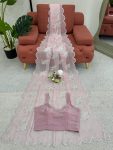 FANCY JIMMY CHOO THREAD SEQUENCE WORK SAREE WITH UNSTITCHED BLOUSE PARTY WEAR WHOLESALE PRICE ETHNIC GARMENT (7)