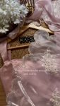 FANCY JIMMY CHOO THREAD SEQUENCE WORK SAREE WITH UNSTITCHED BLOUSE PARTY WEAR WHOLESALE PRICE ETHNIC GARMENT (7)