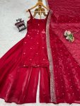 FANCY JIMMY CHOO THREAD SEQUENCE WORK TOP PALAZZO WITH DUPATTA PARTY WEAR WHOLESALE PRICE ETHNIC GARMENT (3)