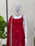 FANCY JIMMY CHOO THREAD SEQUENCE WORK TOP PALAZZO WITH DUPATTA PARTY WEAR WHOLESALE PRICE ETHNIC GARMENT (3)