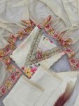 FANCY KUNDAN ORGANZA EMBROIDERY SEQUENCE WITH REAL MIRROR WORKED AND DIGITAL PRINT WORK TOP BOTTOM WITH DUPATTA FESTIVE WEAR WHOLESALE PRICE ETHNIC GARMENT (4)