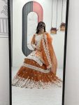 FANCY LILY NET EMBROIDERY CODING AND SEQUENCE WORK TOP SHARARA WITH DUPATTA FESTIVE WEAR WHOLESALE PRICE ETHNIC GARMENT (10)