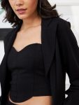 FANCY LYCRA PLAIN FORMAL WEAR TOP PANT WITH BLAZER PARTY WEAR WHOLESALE PRICE ETHNIC GARMENT (8)
