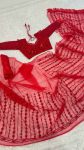FANCY NET SEQUENCE THREAD JHALAR LACE WORK SAREE WITH UNSTITCHED BLOUSE PARTY WEAR WHOLESALE PRICE ETHNIC GARMENT (3)