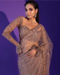 FANCY NET ZARI SEQUENCE WITH JHALAR LACE WORK SAREE WITH UNSTITCHED BLOUSE PARTY WEAR WHOLESALE PRICE ETHNIC GARMENT (4)