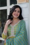 FANCY PURE COTTON DIGITAL PRINTED TOP BOTTOM WITH DUPATTA FESTIVE WEAR WHOLESALE PRICE ETHNIC GARMENT (5)