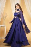 FANCY RANGOLI SILK HANDWORK TOP LEHENGA WITH DUPATTA PARTY WEAR WHOLESALE PRICE ETHNIC GARMENT (4)
